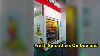 dondurulmuş smoothie otomatı