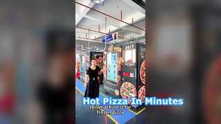 Pizza Otomatı | 24 Saat Soğutmalı, Akıllı Toplama ve Çift Modlu Isıtmalı İnsansız Pizza Reta