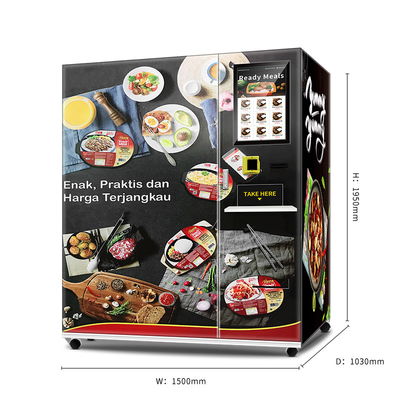 4000W Dondurulmuş Yemek Otomatı, Tüm Çelik Gövde SDK Gıda Satıcısı Ekipmanları