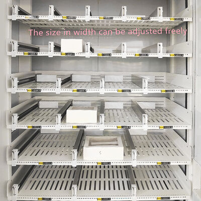 Renkli çelik levha köpük çerçeve ve XY nakliye sistemi ile büyük kapasiteli 21.5 inçlik dokunmatik ekranlı pasta satış makinesi