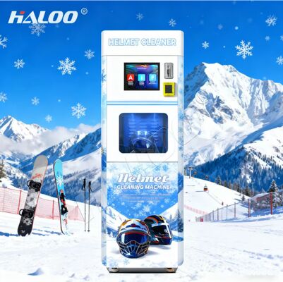 Haloo fully automatic disinfection steam helmet cleaning vending machine, single compartment with fragrance function, can be used in various cycling sports scenes