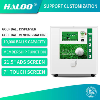 Haloo 22 inch advertising intelligent high-definition screen outdoor golf vending machine with large capacity automatic serve