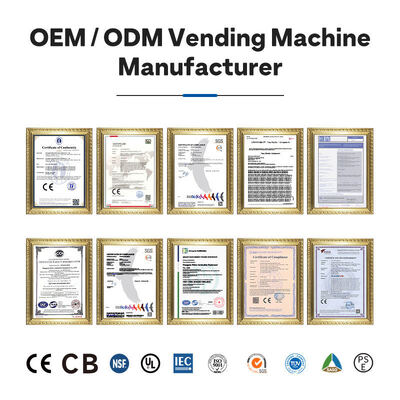 Dayanıklılık için kalınlaştırılmış metal plaka ile Haloo çiçek satış makinesi SDK fonksiyonu ve soğutma sistemi ile birlikte gelir