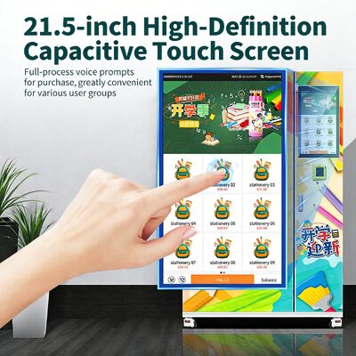 Haloo kitap otomatı, akıllı elektronik kilit ve kalın şeffaf patlamaya dayanıklı kabin kapısı