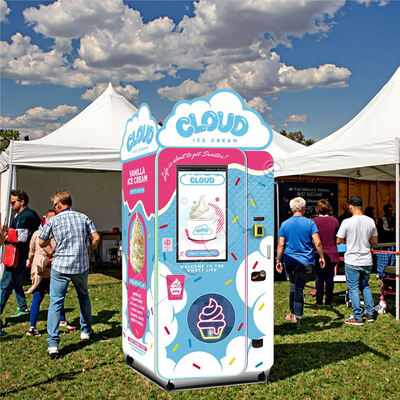 Haloo dondurma otomatları, üst ışıklı kutu ve sonsuz dişli redüktörlü, Brezilya'dan ithal Embraco 1.5P kompresörlü