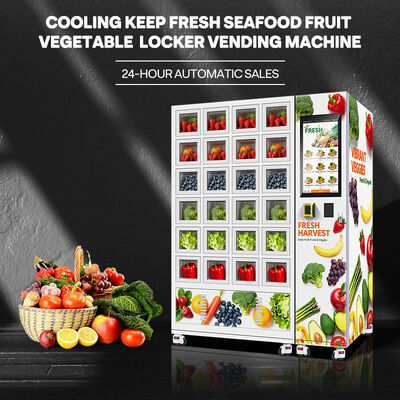 Halo 24 ızgara akıllı satış dolabı kalınlaştırılmış galvanizli tabaka dış kabuğu ve soğutma sistemi ile üç katmanlı cam kapı