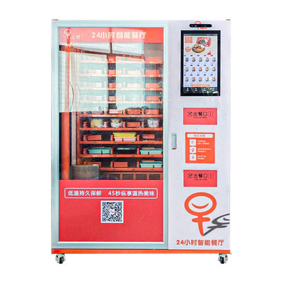 Otomatik Isıtmalı Taze Gıda Otomatı Yemeye Hazır