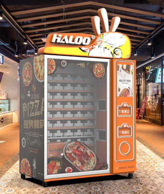 Kredi Kartı Okuyucu OEM ile 3000W Isıtma Otomatik Pizza Makinesi Otomatı