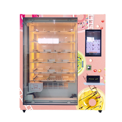 Asansörlü Akıllı Dijital Cup Kek Otomatı Buzdolabı Cupcake Otomatı