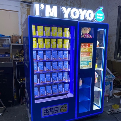 120W LED Sıcak Satış Komik Oyuncak ve 21.5 İnç Dokunmatik Ekranlı Şanslı Kutu Otomatı