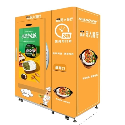 Box Bento İçin Mikrodalgalı Otomatik Dondurulmuş Gıda Otomatı