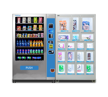 220V 60HZ Combo Snack ve Soda Otomatı 60W Güç OEM