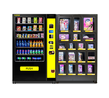 220V 60HZ Combo Snack ve Soda Otomatı 60W Güç OEM
