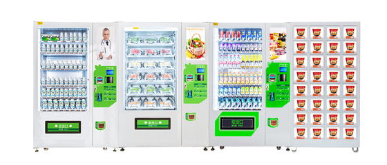 Büyük Kapasiteli Akıllı Buzdolabı Otomatı, Snack Otomatı Combo