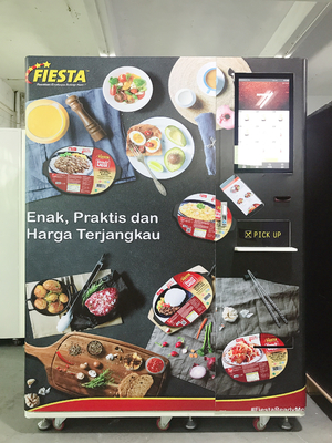 Mikrodalga CE Sertifikalı 3800W Taze Pişmiş Pizza Otomatı