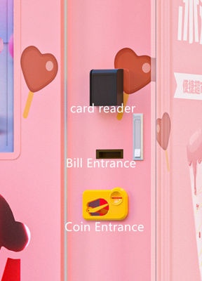 Halo tam otomatik dış mekan yumuşak dondurma otomatı, 32 inç dokunmatik ekran ve otomatik temizleme fonksiyonu ile