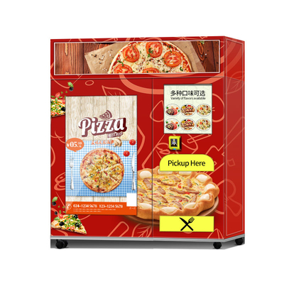 Isıtma Sistemli ve Fırın Sistemli Dokunmatik Ekranlı Pizza Otomatı